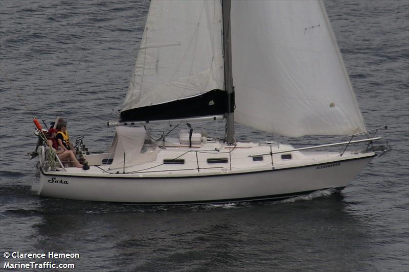 sosa (Sailing vessel) - IMO , MMSI 316019334 under the flag of Canada