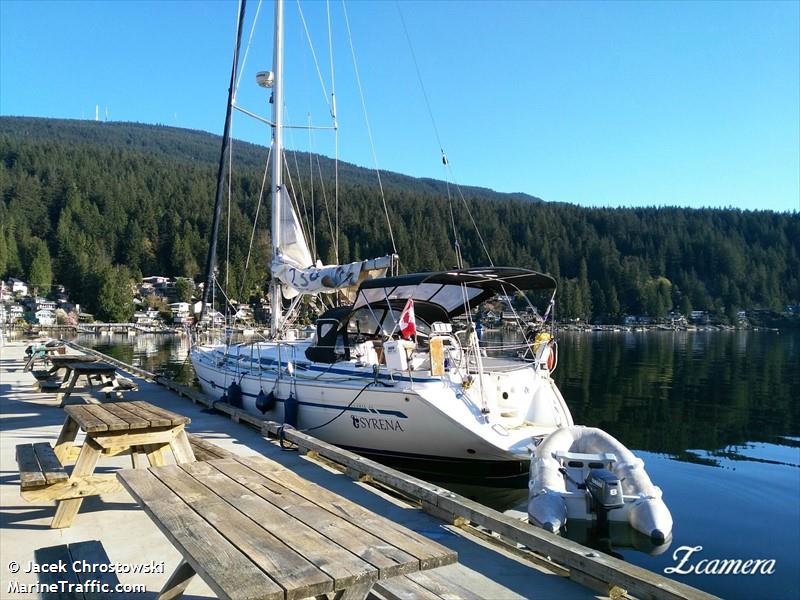 syrena (Sailing vessel) - IMO , MMSI 316029128 under the flag of Canada