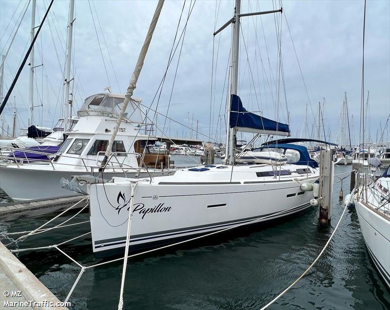 papillon (Sailing vessel) - IMO , MMSI 503764500, Call Sign FG3640 under the flag of Australia