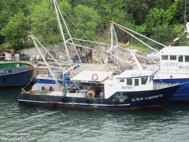 fv barbun vn79-79 (Fishing vessel) - IMO , MMSI 207829370, Call Sign LZH2937 under the flag of Bulgaria