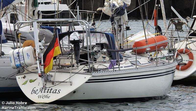 beatitas (Sailing vessel) - IMO , MMSI 211388930, Call Sign DH5458 under the flag of Germany