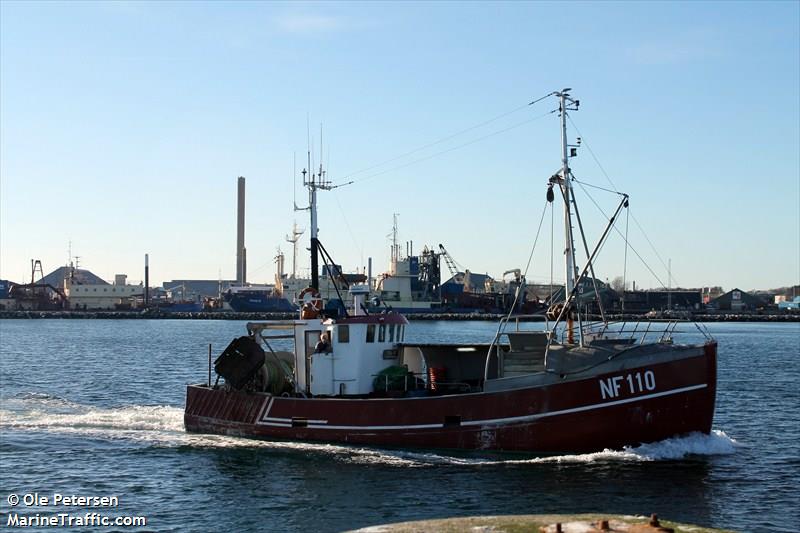 nf110 mie iii (Fishing vessel) - IMO , MMSI 219002409, Call Sign XPBU under the flag of Denmark