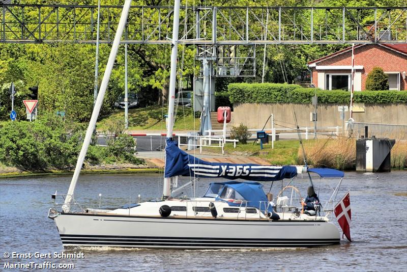 chulita (Sailing vessel) - IMO , MMSI 219022873 under the flag of Denmark