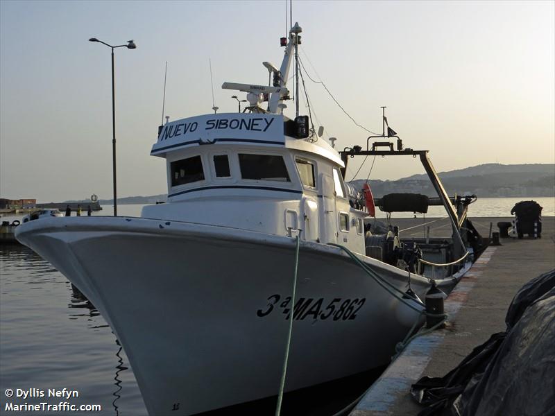 nuevo siboney (Fishing vessel) - IMO , MMSI 224095770, Call Sign EA2334 under the flag of Spain