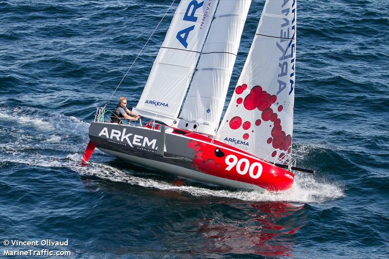 marara-solo-sailor (Sailing vessel) - IMO , MMSI 227457540, Call Sign FAE2461 under the flag of France