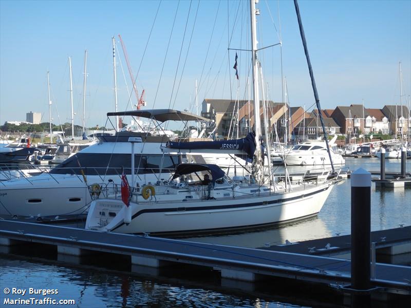 jessica of selbourne (Pleasure craft) - IMO , MMSI 232009388, Call Sign MBIZ4 under the flag of United Kingdom (UK)