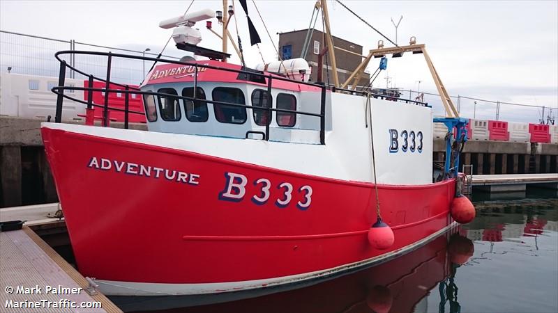 adventure (Fishing vessel) - IMO , MMSI 235040663 under the flag of United Kingdom (UK)