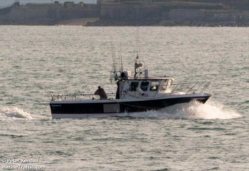 amatheia (Pleasure craft) - IMO , MMSI 235109804, Call Sign 2IHM9 under the flag of United Kingdom (UK)