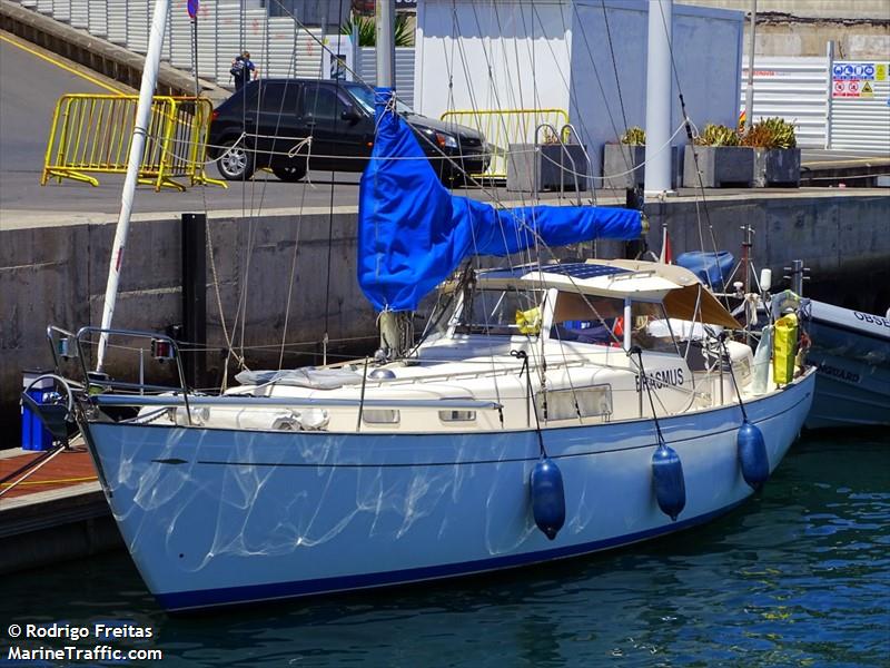 erasmus (Sailing vessel) - IMO , MMSI 244260564, Call Sign PE6195 under the flag of Netherlands