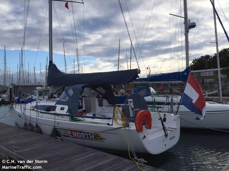 true north (Pleasure craft) - IMO , MMSI 244630677, Call Sign PB2848 under the flag of Netherlands