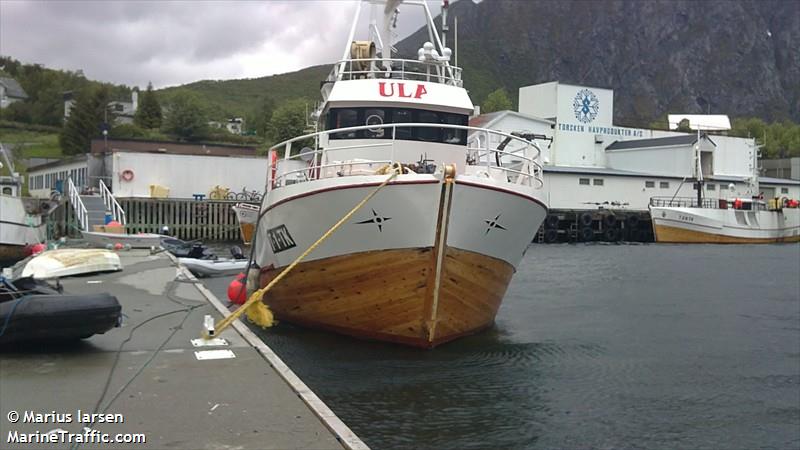 ula (Fishing vessel) - IMO , MMSI 257436720, Call Sign LM8778 under the flag of Norway