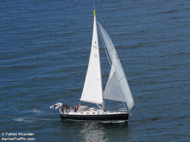 meadiva (Sailing vessel) - IMO , MMSI 265722030, Call Sign SE6419 under the flag of Sweden