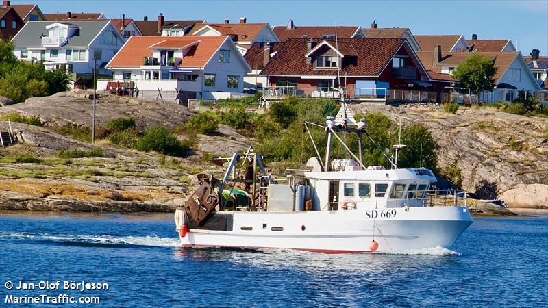 sd669 palermo (Fishing vessel) - IMO , MMSI 266383000, Call Sign SLYP under the flag of Sweden
