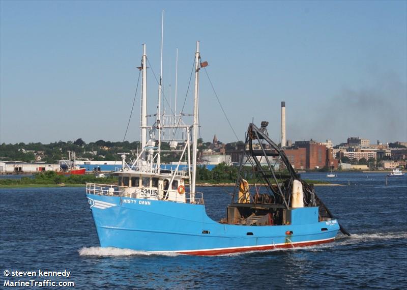misty dawn (Fishing vessel) - IMO , MMSI 367071470, Call Sign WDC7443 under the flag of United States (USA)