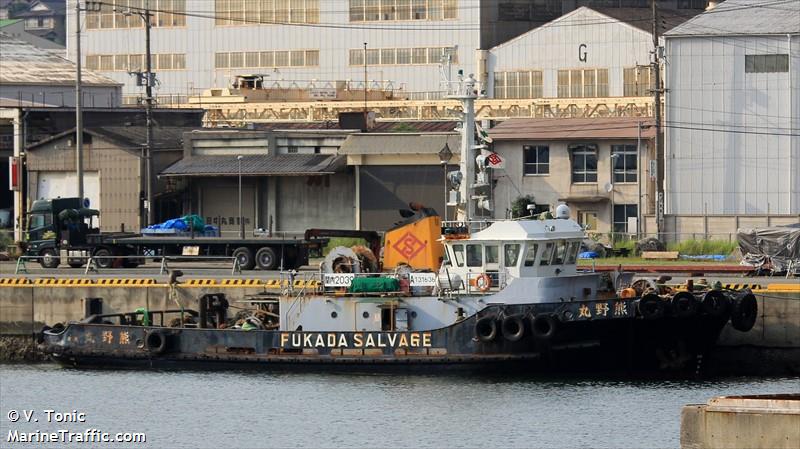 kumanomaru (Towing vessel) - IMO , MMSI 431400837, Call Sign JI3406 under the flag of Japan