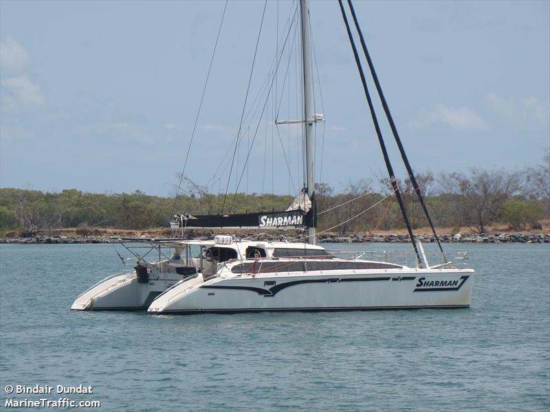 sharman (Sailing vessel) - IMO , MMSI 503673100 under the flag of Australia