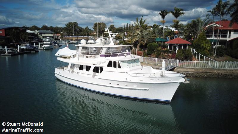 wyllaway (Pleasure craft) - IMO , MMSI 503777800, Call Sign AGH257N under the flag of Australia