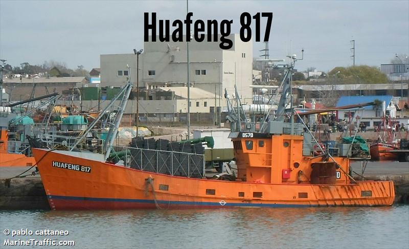 huafeng 817 (Fishing vessel) - IMO , MMSI 701074000, Call Sign LW 9615 under the flag of Argentina