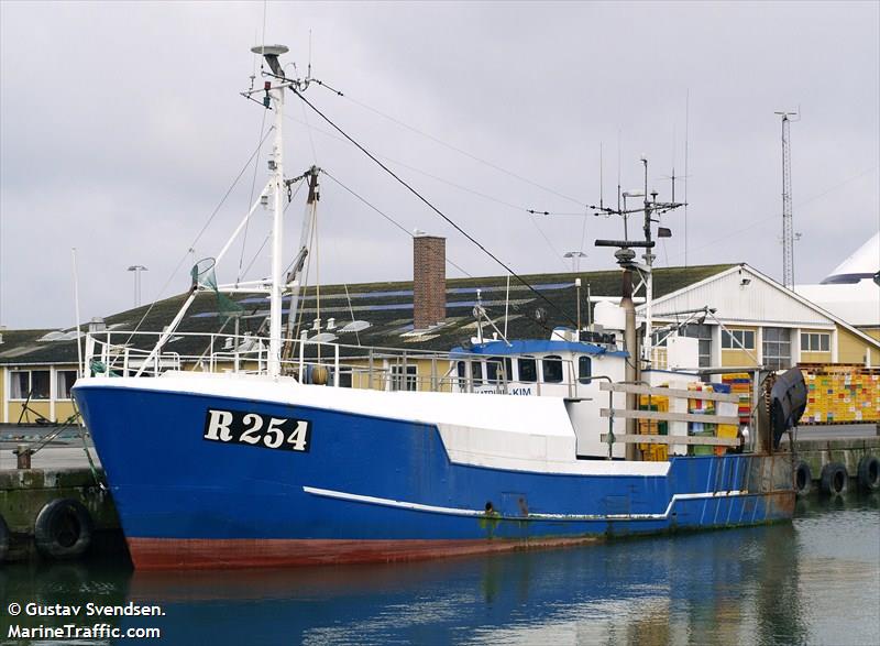 r 254 katrine kim (Fishing vessel) - IMO , MMSI 219004161, Call Sign XP3619 under the flag of Denmark