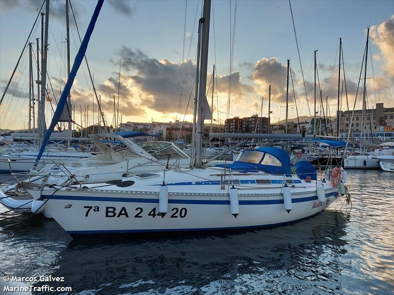 kailoa ii (Sailing vessel) - IMO , MMSI 224090960 under the flag of Spain