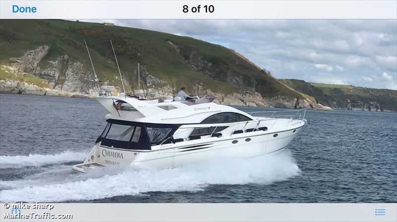 chimera (Pleasure craft) - IMO , MMSI 232022189, Call Sign MFIE6 under the flag of United Kingdom (UK)