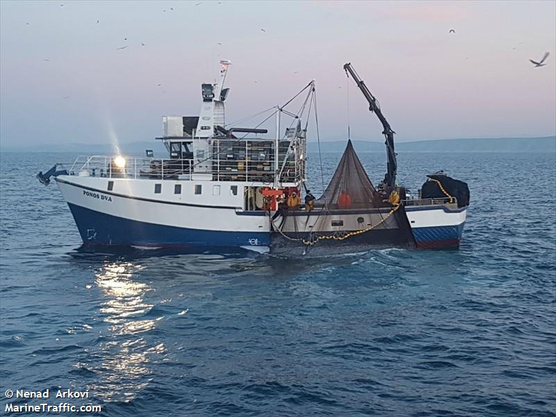 ponos dva (Fishing Vessel) - IMO 8215106, MMSI 238366440, Call Sign 9A8933 under the flag of Croatia