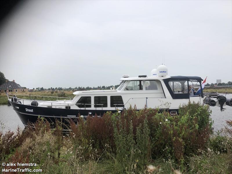 stout (Pleasure craft) - IMO , MMSI 244010729, Call Sign PF5087 under the flag of Netherlands
