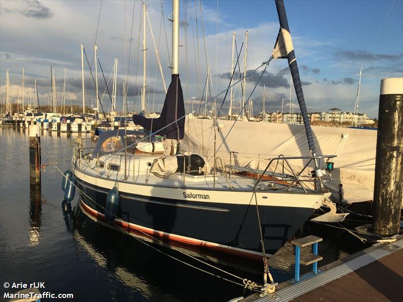 sailorman (Pleasure craft) - IMO , MMSI 244110815, Call Sign PD5192 under the flag of Netherlands