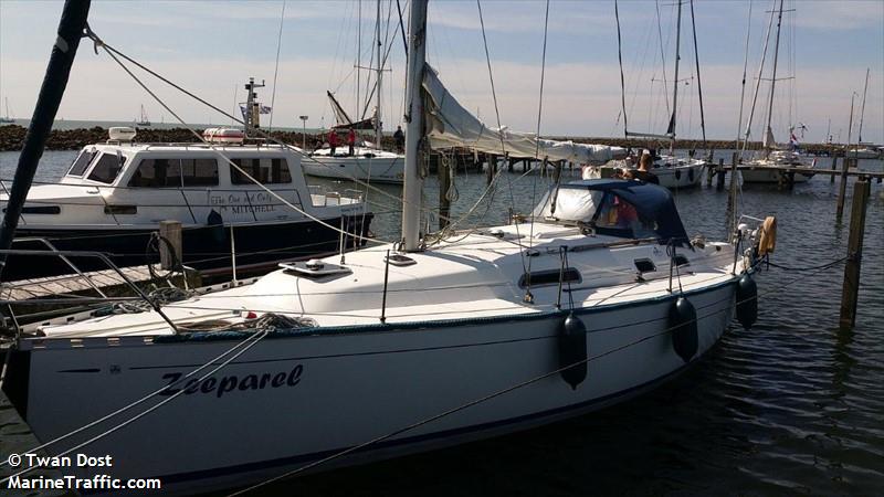 zeeparel (Pleasure craft) - IMO , MMSI 244250614, Call Sign PF8778 under the flag of Netherlands