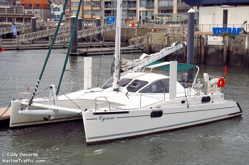 cyrano (Pleasure craft) - IMO , MMSI 244770622, Call Sign PI4793 under the flag of Netherlands