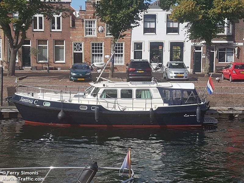 jantina c (Pleasure craft) - IMO , MMSI 244830870, Call Sign PI9637 under the flag of Netherlands