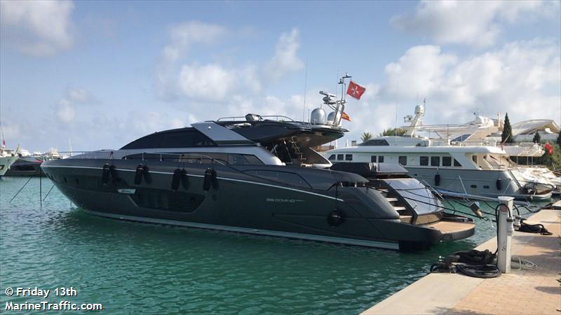 friday 13th (Pleasure craft) - IMO , MMSI 248000933 under the flag of Malta