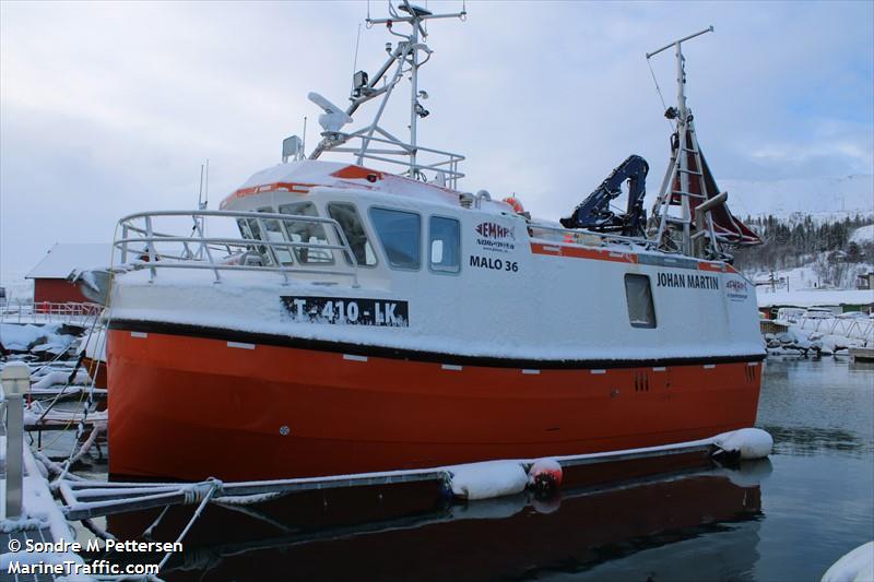 johan martin (Fishing vessel) - IMO , MMSI 257059050, Call Sign LH3058 under the flag of Norway