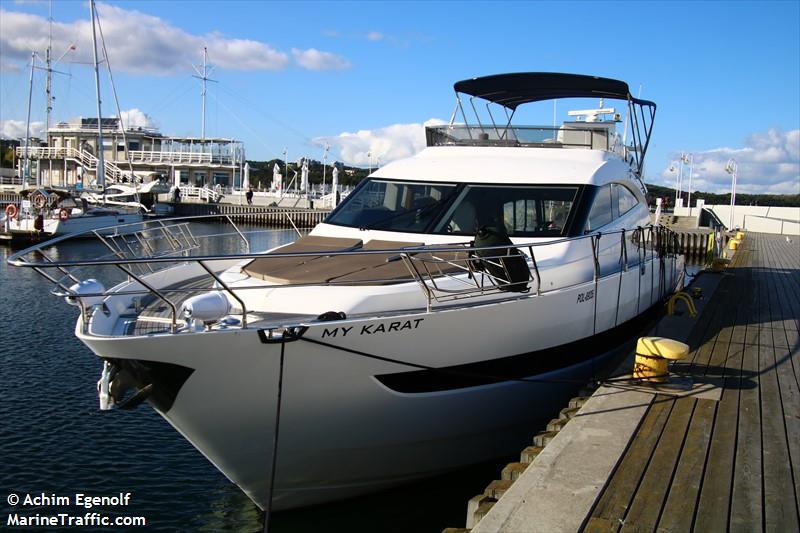 my karat (Pleasure craft) - IMO , MMSI 261048060, Call Sign SPG4767 under the flag of Poland