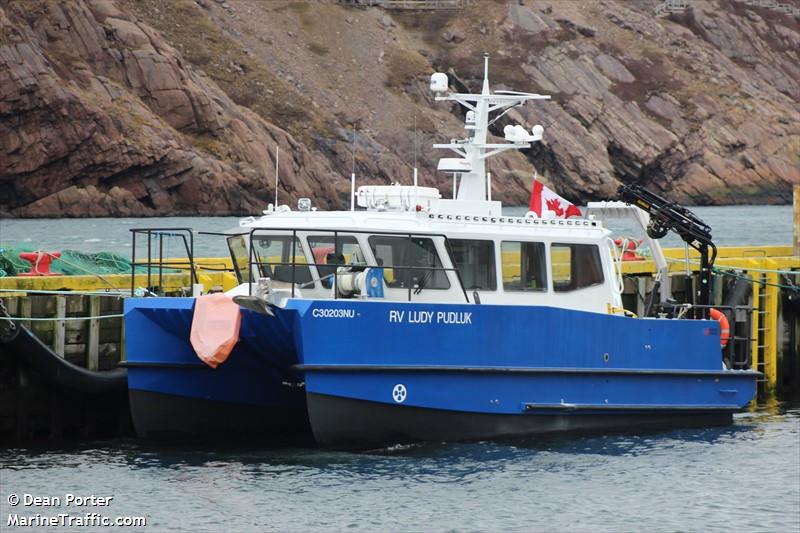 rv ludy pudluk (Fishing vessel) - IMO , MMSI 316043674 under the flag of Canada