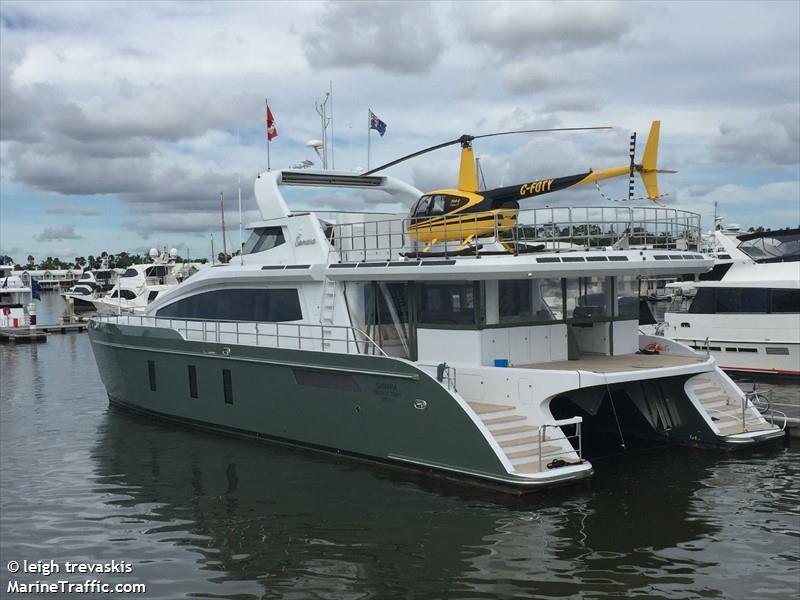 samara (Pleasure craft) - IMO , MMSI 319072500, Call Sign ZGEI7 under the flag of Cayman Islands