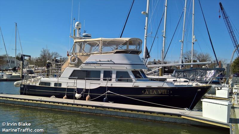 a la vie (Pleasure craft) - IMO , MMSI 338229399 under the flag of USA