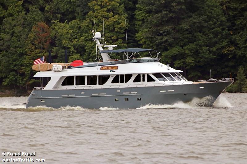 lady victory (Pleasure craft) - IMO , MMSI 367689450, Call Sign WDI3545 under the flag of United States (USA)