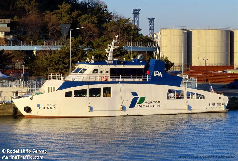 econuri (Pleasure craft) - IMO , MMSI 440017380, Call Sign 121838 under the flag of Korea