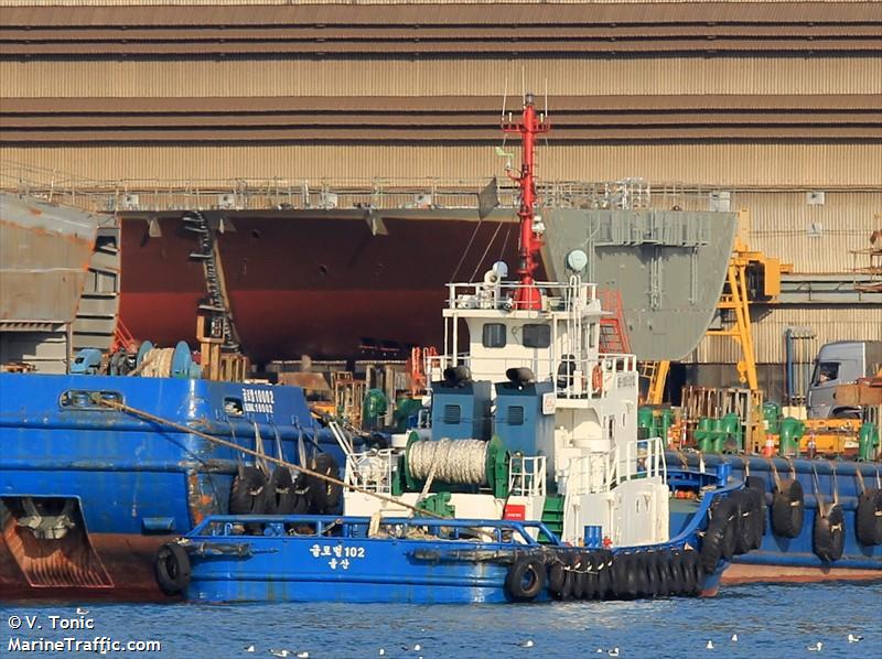 global 102 (Tug) - IMO , MMSI 440147920, Call Sign 110003 under the flag of Korea
