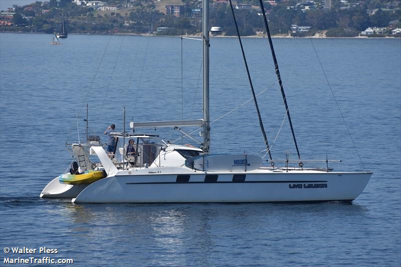 live louder (Sailing vessel) - IMO , MMSI 503071190, Call Sign OI195Q under the flag of Australia