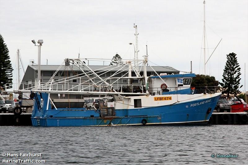 portland road (Fishing vessel) - IMO , MMSI 503710900, Call Sign VM5006 under the flag of Australia