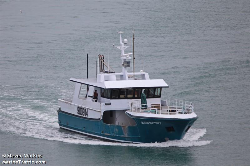 ocean odyssey (Fishing vessel) - IMO , MMSI 512000507, Call Sign ZMA2103 under the flag of New Zealand