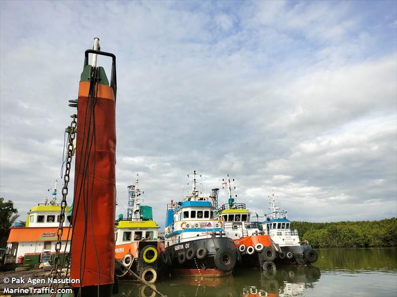 tb.surya 01 (Tug) - IMO , MMSI 525200491, Call Sign YD6743 under the flag of Indonesia