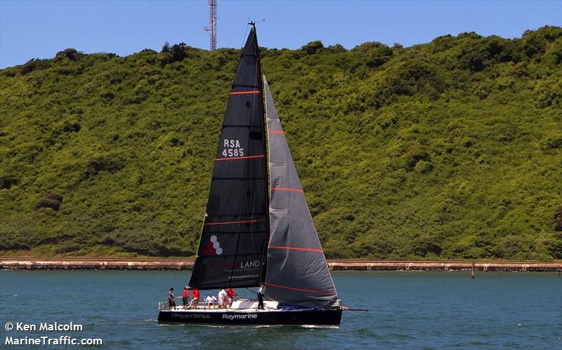 regardless (Pleasure craft) - IMO , MMSI 601258500, Call Sign ZR9901 under the flag of South Africa