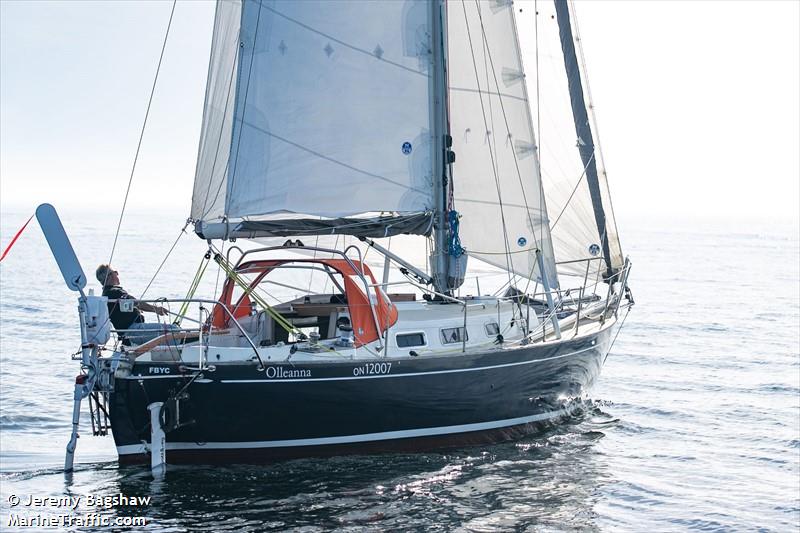 olleanna-solo sailot (Sailing vessel) - IMO , MMSI 601903400, Call Sign ZR4921 under the flag of South Africa