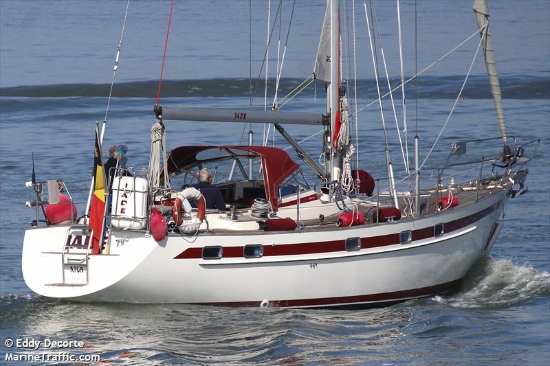 jade (Pleasure craft) - IMO , MMSI 205794310, Call Sign OR7943 under the flag of Belgium