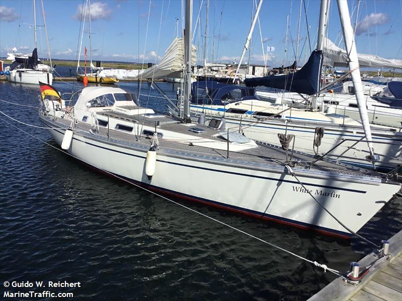 white marlin (Sailing vessel) - IMO , MMSI 211351400, Call Sign DKOZ under the flag of Germany