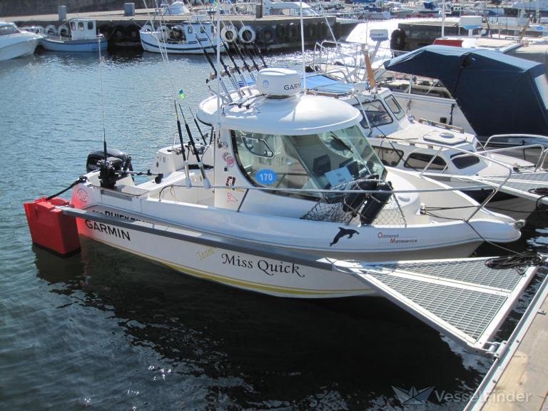 miss quick (Pleasure craft) - IMO , MMSI 219020047, Call Sign XPE6485 under the flag of Denmark