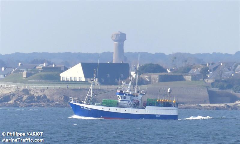 fv kersiny (Fishing Vessel) - IMO 7410424, MMSI 227412000, Call Sign FZYC under the flag of France